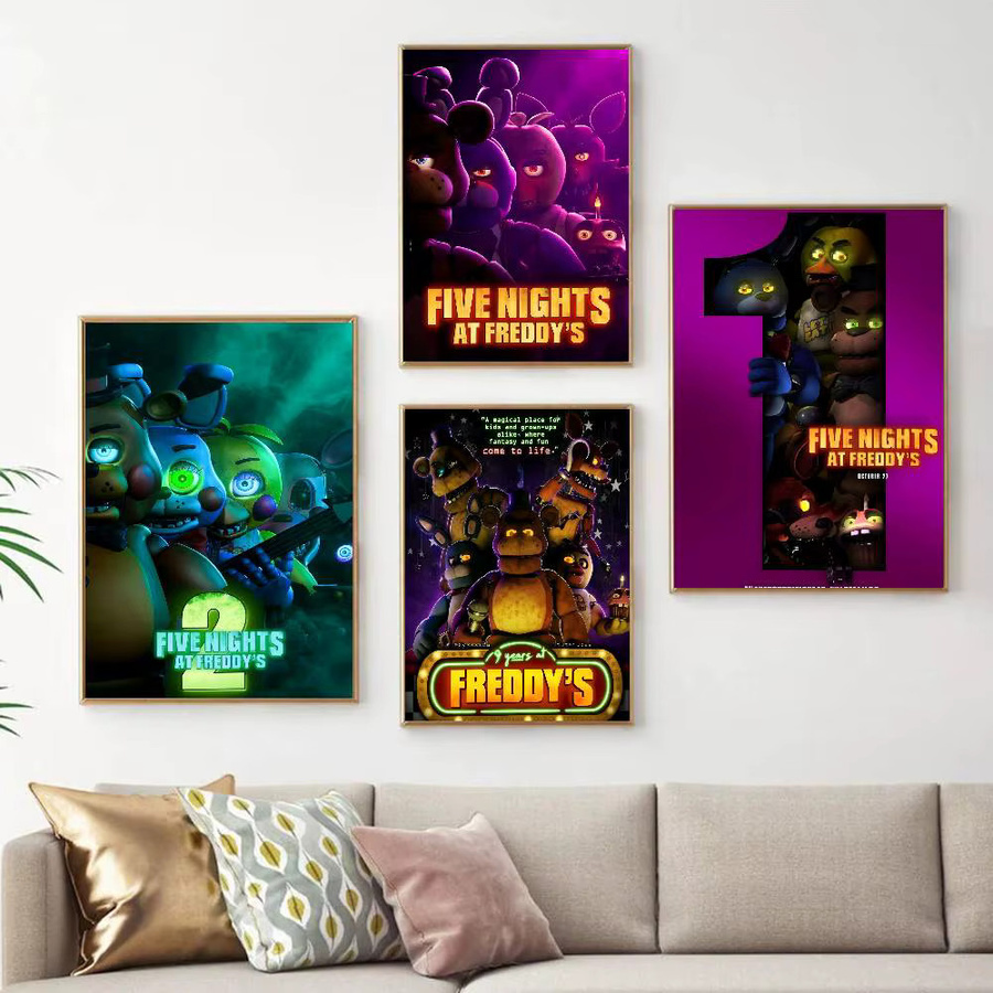 Rastar Five Nights At Freddy's Selbstklebendes Kunstposter in Weiß - Bild 2