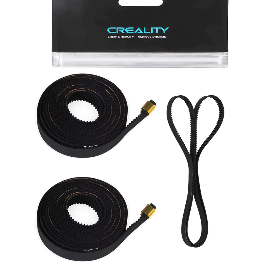 Creality Ender 3 V3 SE Ersatzteil-Set mit X- und Y-Achsen-Synchronriemen sowie Ring-Synchronriemen in Schwarz - Bild 2