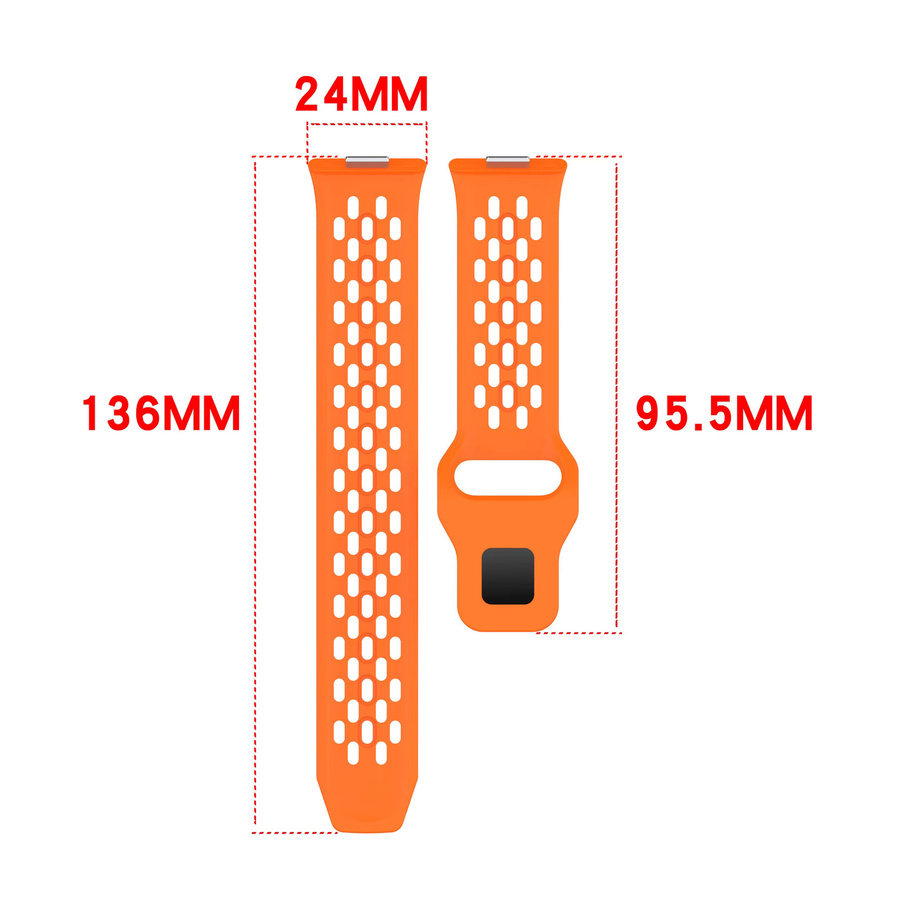 CAOWTAN Uhrenarmband Silikon, Bunt, Huawei Watch Fit 4 - Bild 3