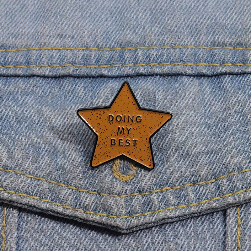 Stern Emaille Pin, Unisex - Bild 2