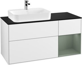 V&B Waschtischunterschrank Finion in Weiß lackiert, Breite: 120 cm, Tiefe: 50,1 cm, Höhe: 50,1 cm - Bild 1