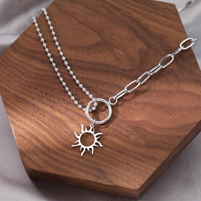 Lucky Star Jewelry Halskette Edelstahl, Zirkonia, Silber, Damen - Bild 1