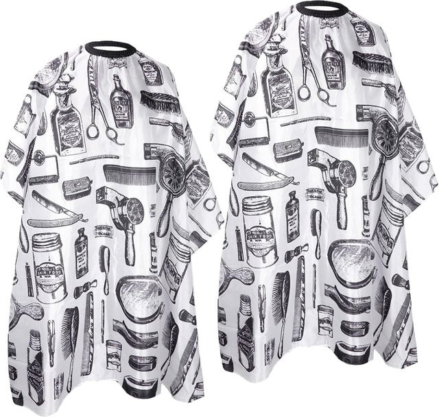 Friseurumhang, wasserdicht, Nylon, Unisex - Bild 1