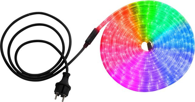 Globo LED-Lichtschlauch Light Tube Neon Flex in Mehrfarbig Bunt, 6 m Länge, IP44 wetterfest für den Außenbereich - Bild 1