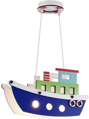 Insatech Schiff Pendelleuchte LED RGB Mehrfarbig E14 20W für das Kinderzimmer - Bild 1