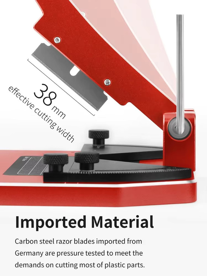 DSPIAE AT-CJ Engelsschneidstation aus Aluminiumlegierung mit roter Kohlenstoffstahl-Klinge für Präzisionsarbeiten im Hobby- und Modellbau - Bild 7