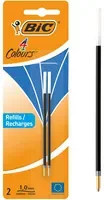 BIC 4 Colours Original Nachfüllminen für Kugelschreiber, Blau, 2er Pack - Bild 1