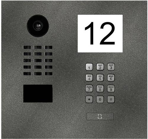 DoorBird D2101IKH IP-Video-Türsprechanlage LAN Außeneinheit aus Edelstahl in Eisenglimmer seidenmatt - Bild 1