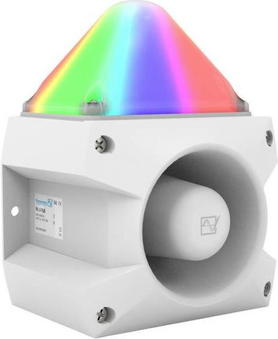 Pfannenberg Optisch-akustischer Signalgeber LED PA L 5 230 V/AC in Grau und Weiß - Bild 1