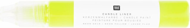 Rico Design Candle Liner Kerzenmalfarbe Neongelb 30 ml - Bild 1