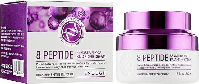 ENOUGH 8 Peptide Sensation Pro Ausgleichende Creme, 50 ml, Reife Haut - Bild 1