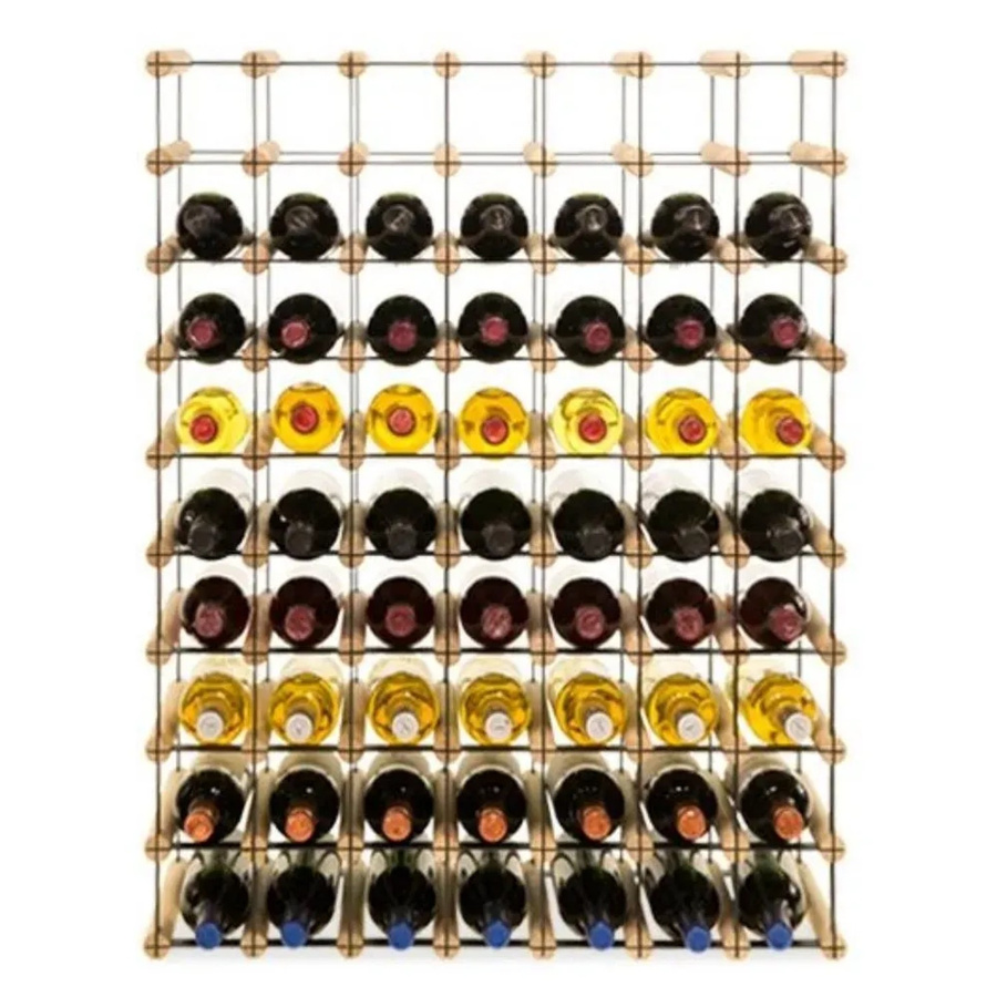 PROREGAL Modulares Weinregal Vinotega aus massivem Kiefernholz in Natur, H x B x T: 92,5 x 72,5 x 24,5 cm - Bild 2