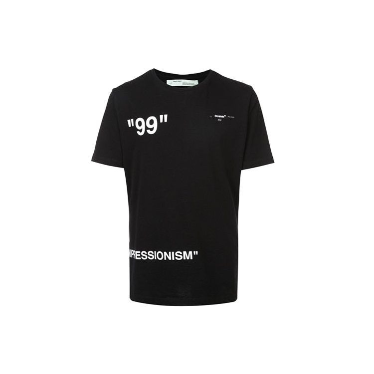 Off-White Ice Man Kurzarm-T-Shirt, Schwarz, Herren - Bild 1