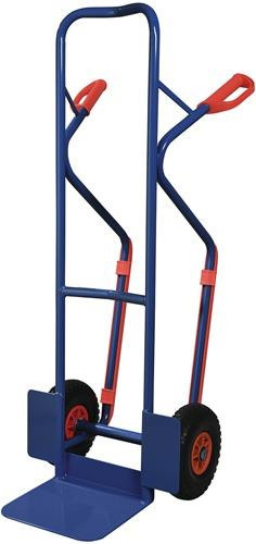 Tecwerk Stapelkarre mit Kufen in Saphirblau, Höhe: 130 cm, Schaufelbreite: 32 cm, Schaufeltiefe: 25 cm - Bild 1