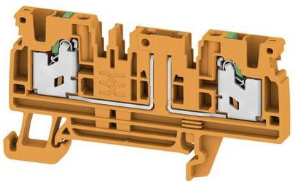 Weidmüller Grundklemme für Bauelementstecker Federklemme, Orange, 50 Stück - Bild 1