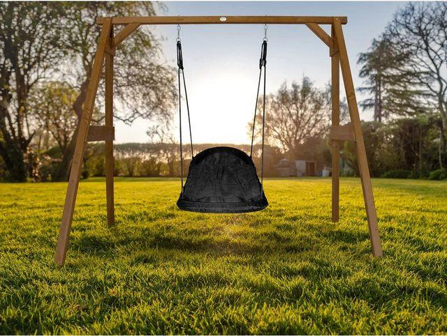 Axi Nestschaukel Roxy Braun aus Hemlockholz H x B x T: 207 x 160 x 254 cm - Bild 1