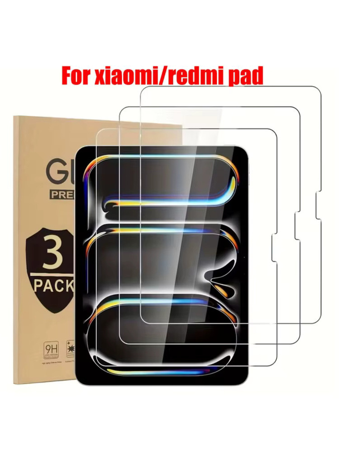 3er-Pack Gehärtete Glas Displayschutzfolie für Xiaomi Pad 6S Pro, Redmi Pad SE 8.7 und Pad Pro 12.1 in Transparent - Bild 7