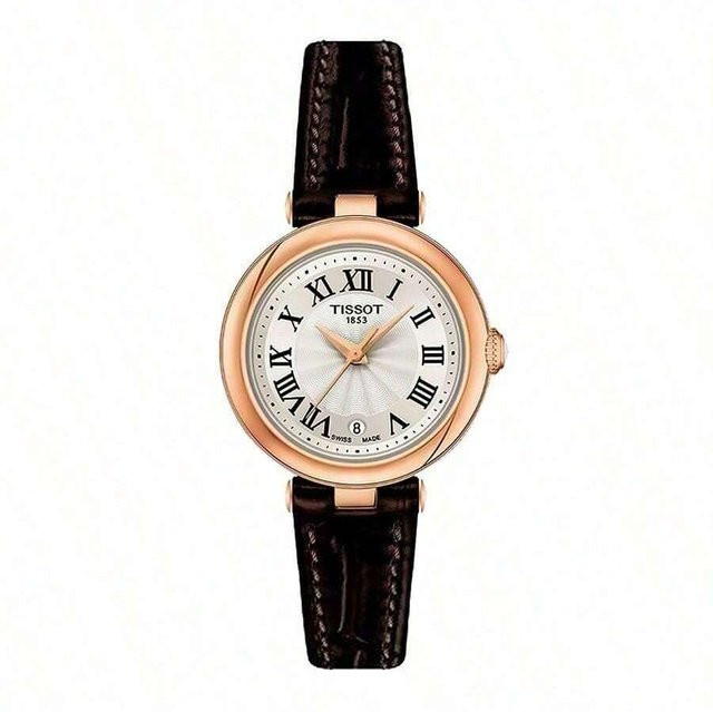 Tissot Damenuhr, Quarz, Edelstahl, 26 mm, Silber, Leder - Bild 2