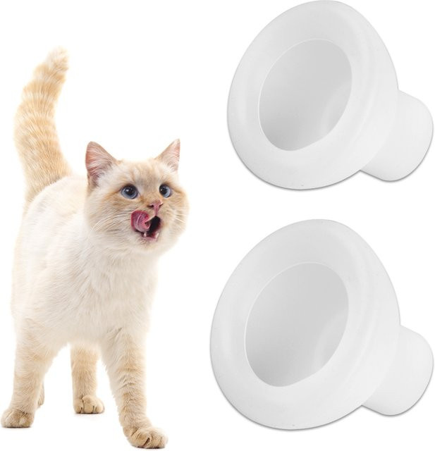SALORIE Inhalationsmaske für Hunde und Katzen in Weiß als Vernebler-Maske und Zubehör für Kompressor-Inhalatoren mit Maskenbecher - Bild 1