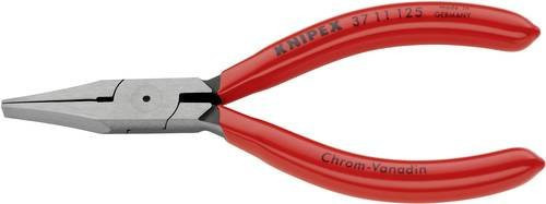 Knipex Elektronik- und Feinmechanik Flachzange Gerade aus Werkzeugstahl in Rot, Länge: 125 mm - Bild 1