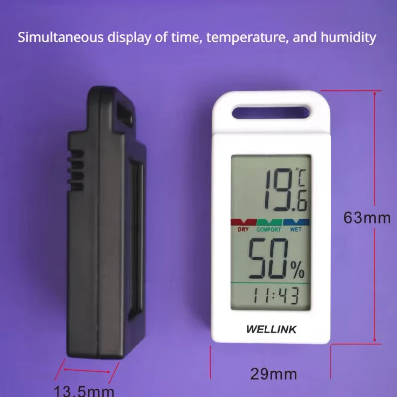 MIJIA Mini-Thermometer mit Temperatur- und Luftfeuchtigkeitsmesser als LCD-Innenwetterstation für Camping, Outdoor und Fahrzeug - Bild 3