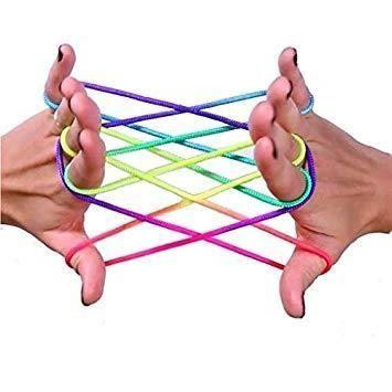LG-EXPRO Regenbogen Seil Finger-Spielzeug Bunt / Mehrfarbig - Bild 2