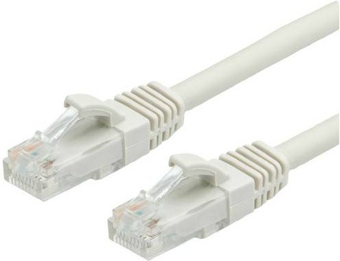Value RJ45 Patchkabel CAT 6a U/UTP Ethernet LAN Grau, 15,00 m - Bild 1