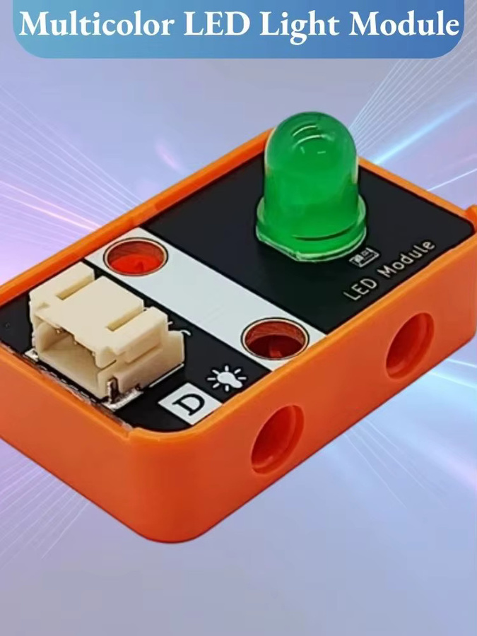 NullLab Mehrfarbiges LED-Anzeigemodul mit Hochpegel-Trigger-Beleuchtung, Baustein-Gehäuse und PH2.0-Schnittstelle in Weiß und Mehrfarbig für deine DIY-Elektronik - Bild 6