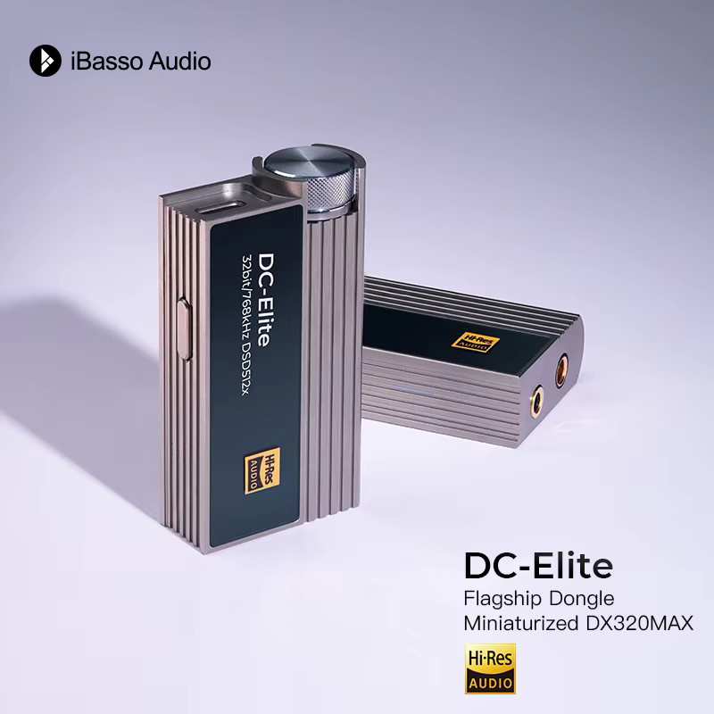 IBasso Jr.DC-Elite Tragbarer USB DAC Dongle Verstärker mit ROHM BD34301EKV Decoder für Android in Grau und Silber - Bild 4