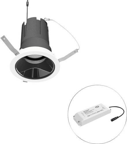 EVN LED-Deckenstrahler F01R09SM2540L15P in Weiß, rund und verstellbar - Bild 1