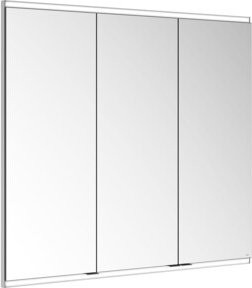 Keuco Spiegelschrank Royal Modular 2.0 in Weiß mit 1 Schrankfach und 1 Doppel-LED-Spiegelfläche, B/T/H: 110 x 90 x 12 cm - Bild 1