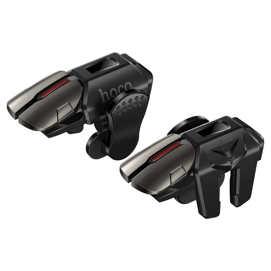HOCO Six Fingers Handy-Spieltrigger für PUBG und Shooter mit ABS-Tasten in Schwarz für Android und iOS - Bild 6