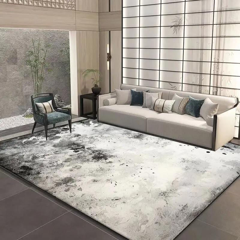 Karpetti Wohnzimmerteppich in Blau mit abstraktem geometrischem Design, waschbar und rutschfest, B/T: 180 x 280 cm - Bild 2