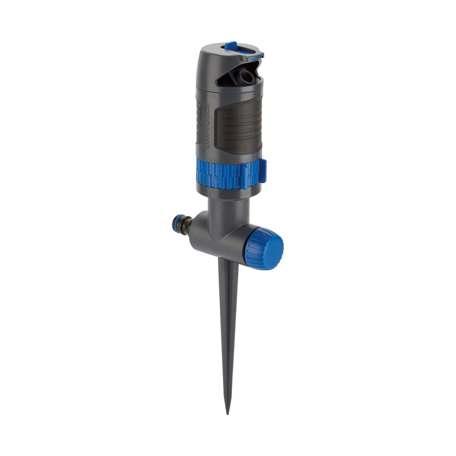 LUX-TOOLS Kreisregner mit Spike und integrierter Kupplung, Reichweite: 10 m - Bild 2