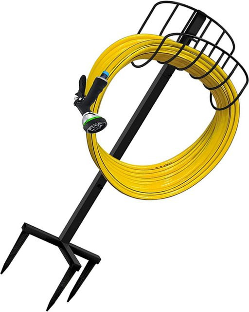 Fishine Gartenschlauchhalter aus Metall mit abnehmbarem Design und vertikaler Unterstützung - Bild 1