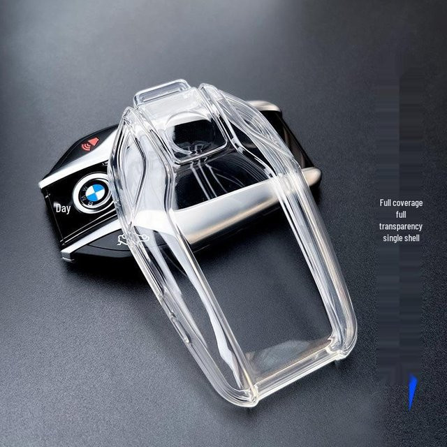 GearUp AutoMoto LCD Schlüsselhülle für BMW in Schwarz - Bild 1