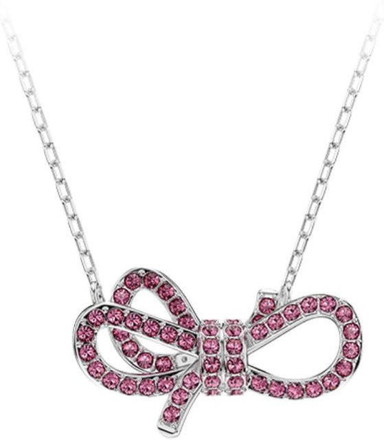 Swarovski Halskette, Edelstahl, Rot, Kristall, Damen - Bild 1
