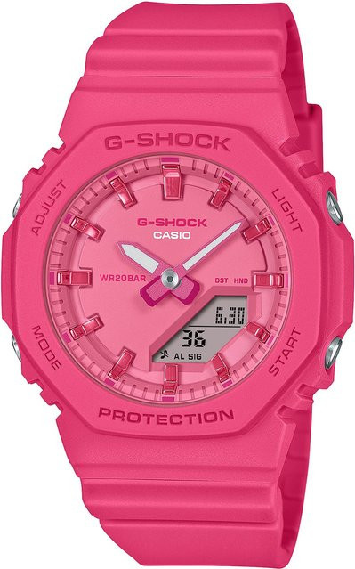 Casio G-Shock Classic Armbanduhr, Analog-Digital, Quarz, Kunststoff, Pink, 40 mm, 20 ATM, Damen - Bild 1
