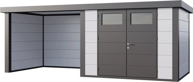 Telluria Gerätehaus Classico Weiß B/H/T: 602 x 219 x 258 cm - Bild 1