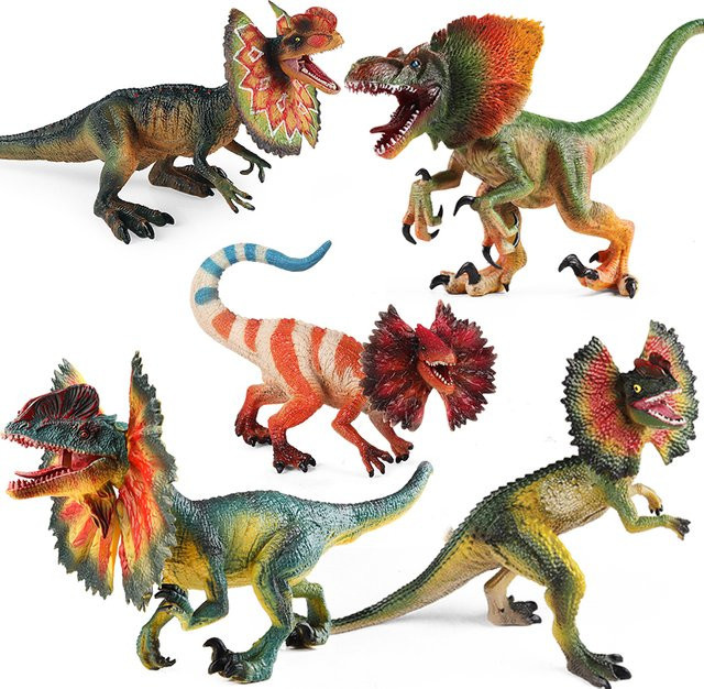 Oenux Jurassic Fleischfressender Dilophosaurus, Actionfiguren, Dinosaurier - Bild 1