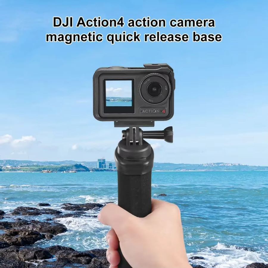 DJI magnetische Schnellverschluss-Adapterhalterung für Osmo Action 6 5 PRO 4 3 in Schwarz - Bild 3
