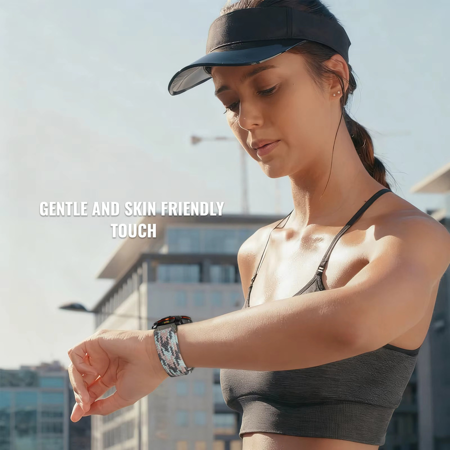 YEELUSEE Nylon-Armband mit Schnellwechsel-Funktion für Garmin Fenix 8 7 Pro 7S 6 5X 5Plus Tactix 8 7, Breite: 26 mm, 22 mm, 20 mm oder 43 mm - Bild 2