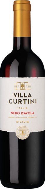 Villa Curtini Nero d'Avola Rotwein, Sizilien, 2023, trocken, 0,75 l - Bild 1