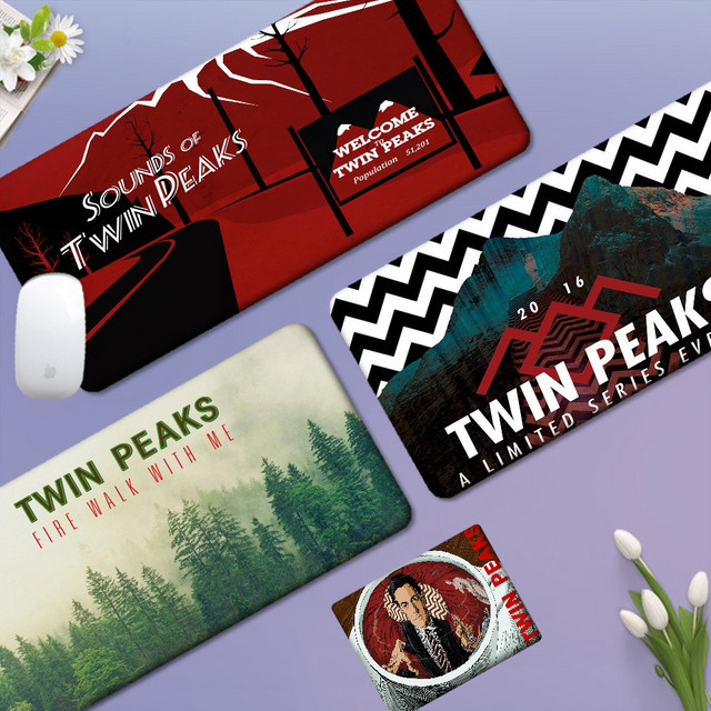 T-TWIN-PEAKS XXL Gaming Mauspad in Multicolour für Laptop und Notebook - Bild 1