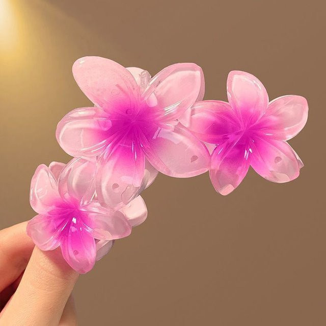 Haarkralle Blume, Farbverlauf, Kunststoff, Damen - Bild 1