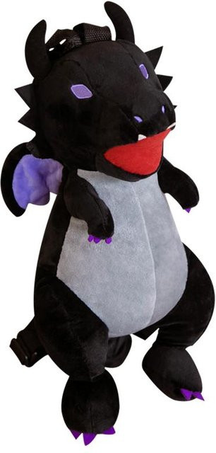 Binchi Fitness Dinosaurier Plüsch Rucksack, Stofftier, 40cm, ab 14 Jahren - Bild 1