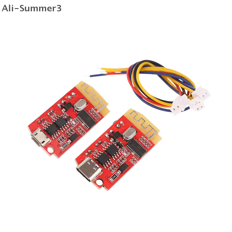 EGBO CT14 Bluetooth 4.2 Verstärker Modul mit Typ-C und Micro USB Anschluss, 5W + 5W, Rot - Bild 2