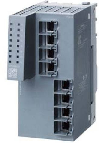 Siemens Industrial Ethernet Switch 6GK5408-0GA00-8AP2 10/100/1000 Mbit/s in Grau - Bild 1