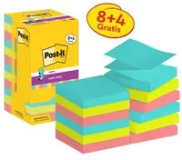 Post-it Super Sticky Z-Notes Cosmic Collection Haftnotizen Multicolor B: 7,6 cm, H: 7,6 cm - Bild 1