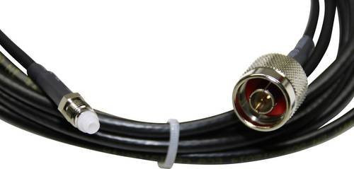 Wittenberg Antennen Antennenkabel mit N-Stecker und FME-Buchse, Schwarz, Länge: 10 m - Bild 1